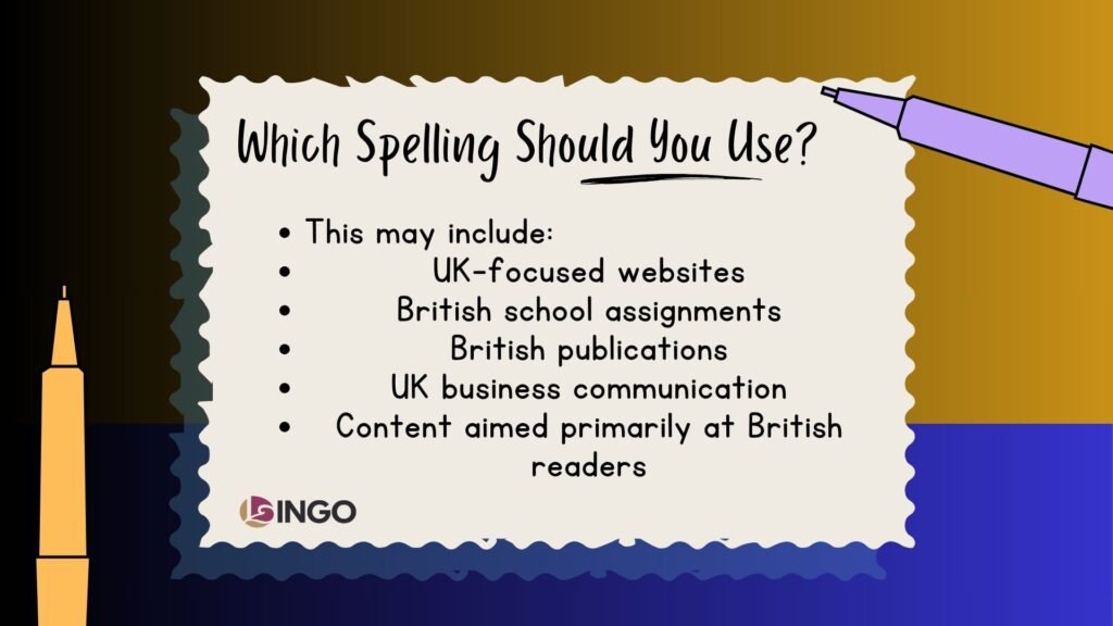 Which Spelling Should You Use