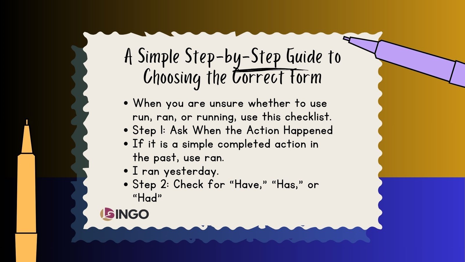 A Simple Step-by-Step Guide to Choosing the Correct Form