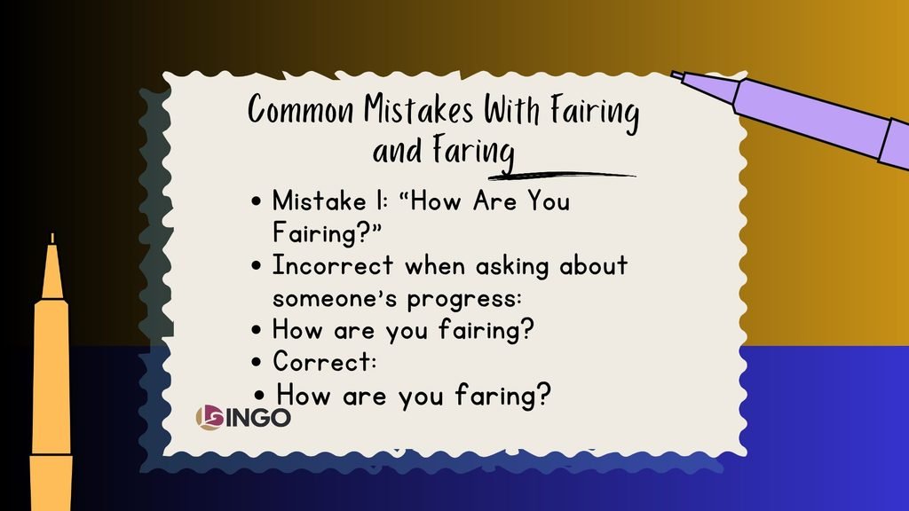 Common Mistakes With Fairing and Faring