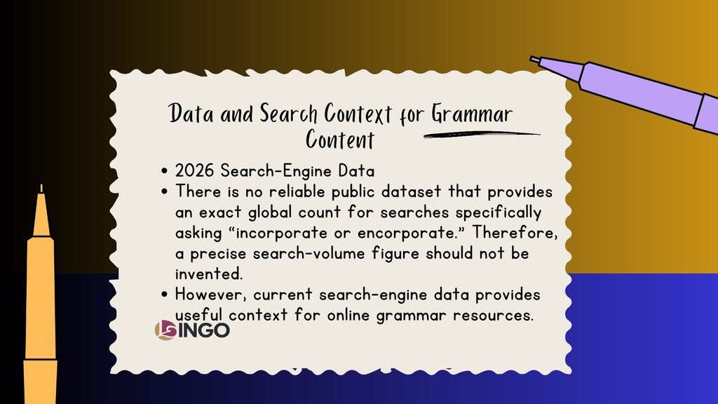 Data and Search Context for Grammar Content