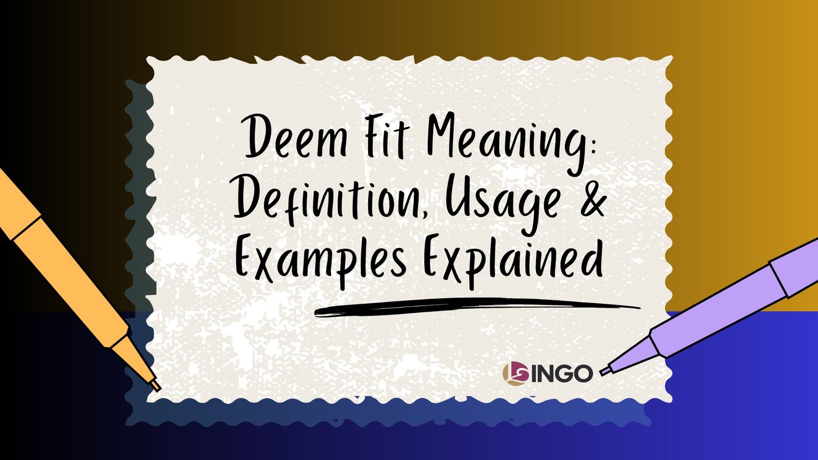 Deem Fit Meaning_ Definition, Usage & Examples Explained