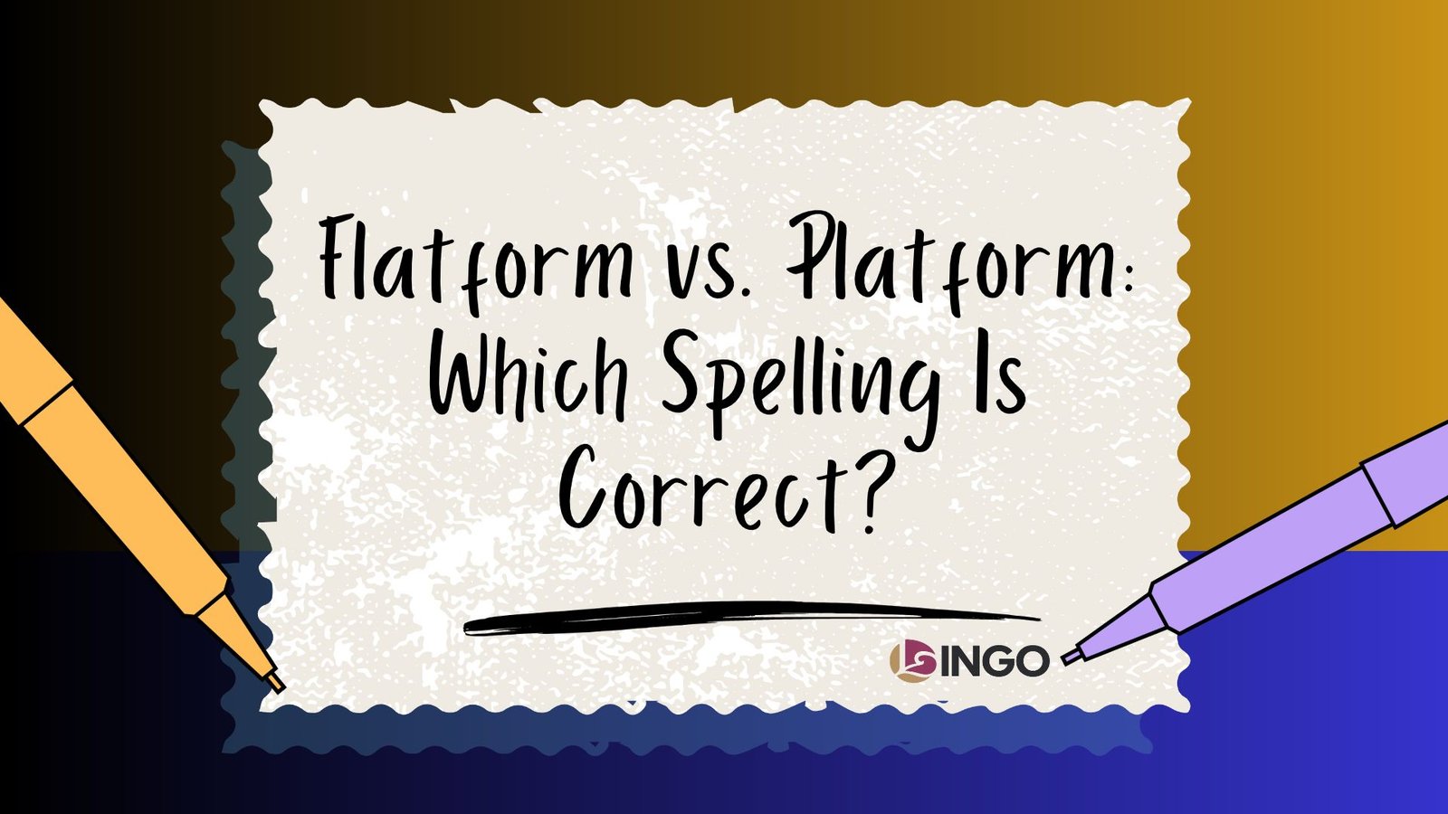 Flatform vs. Platform_ Which Spelling Is Correct_