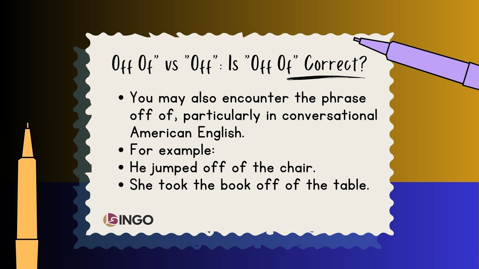 Off Of” vs “Off” Is “Off Of” Correct