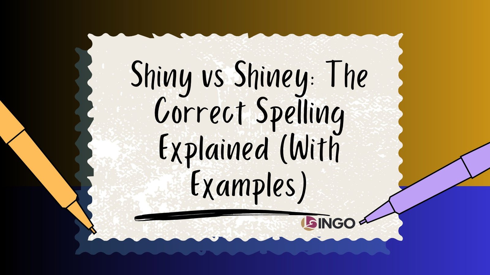 Shiny vs Shiney_ The Correct Spelling Explained (With Examples)