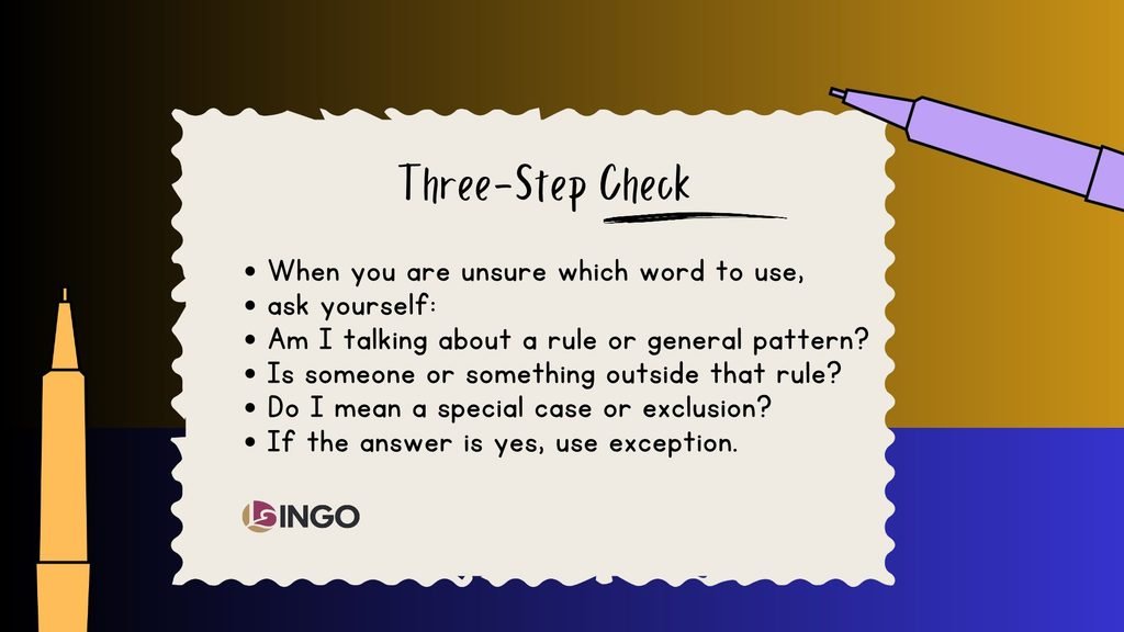 Three Step Check