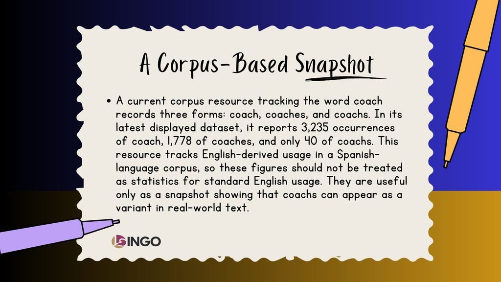 A Corpus Based Snapshot