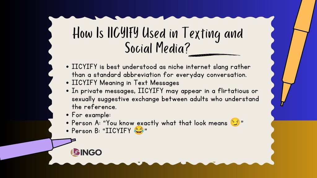 How Is IICYIFY Used in Texting and Social Media