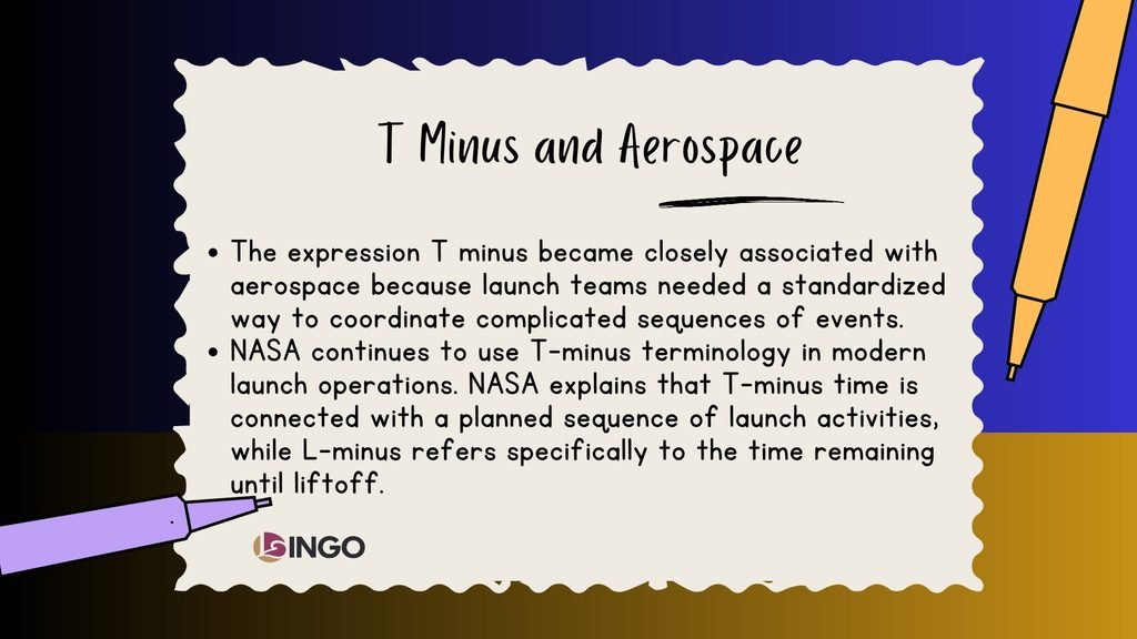 T Minus and Aerospace